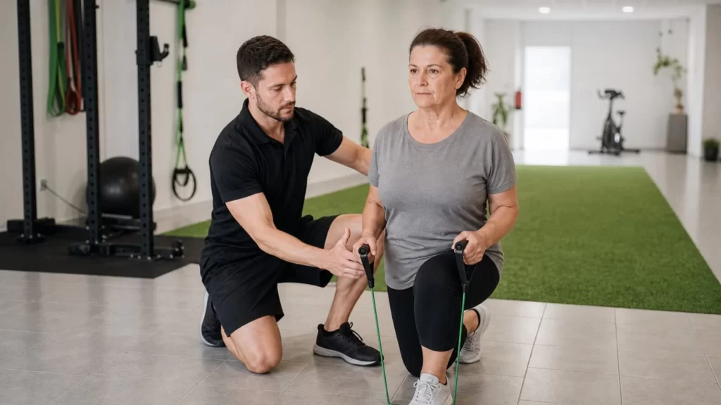 Acompanhamento profissional no exercício