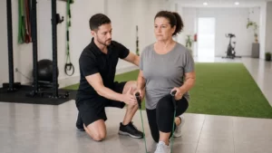 Acompanhamento profissional no exercício
