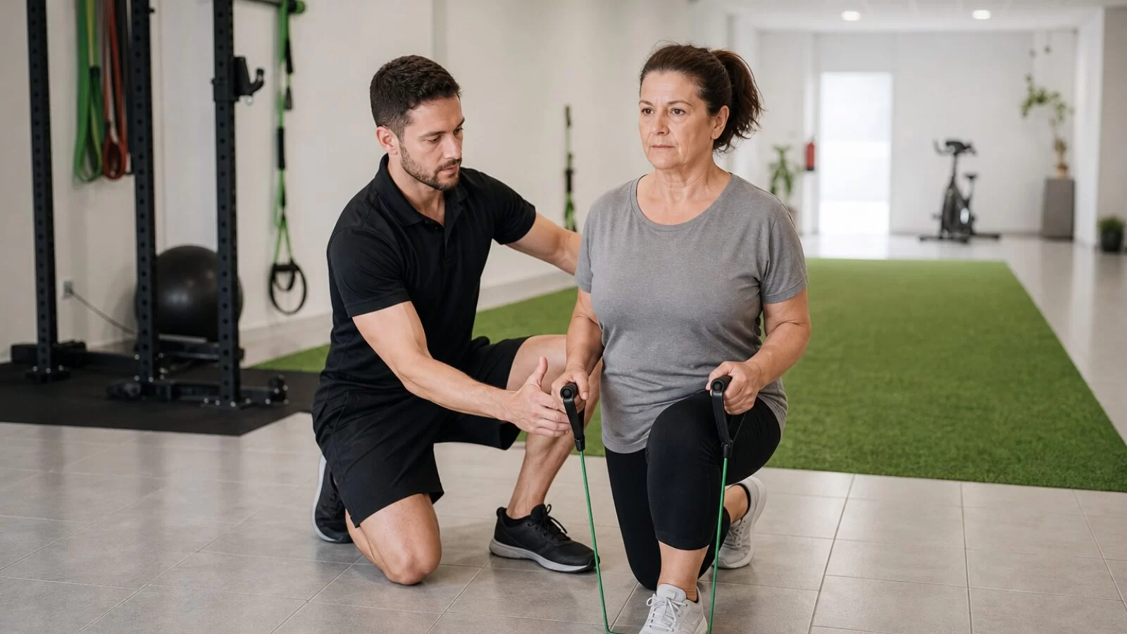 Acompanhamento profissional no exercício