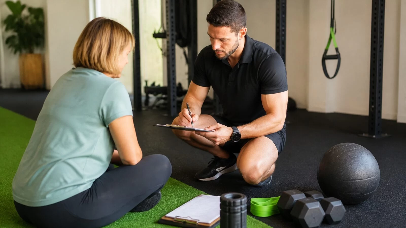 Como avançar com avaliação inicial no treino