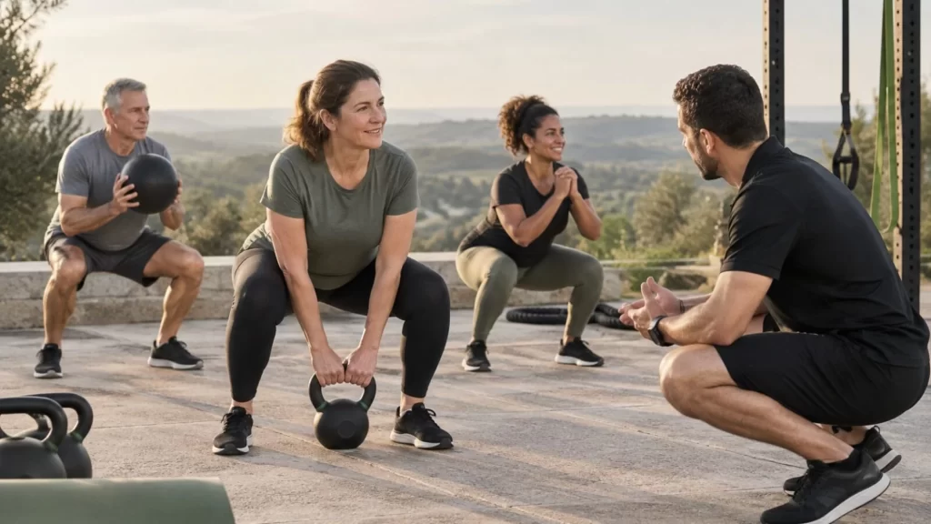 Grupo pequeno para treinar